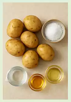 1Korean Temple Food_Seasonal Vegan Recipes_Ingredients for Gamja-jeon