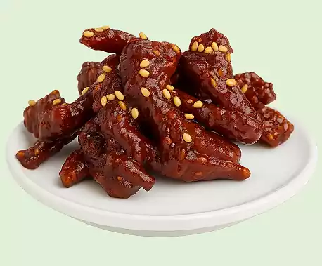 2Korean Temple Food in Autumn_Seasonal Vegan Recipes_Gochu Bugak Jorim