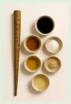 5Korean Temple Food in Autumn_Seasonal Vegan Recipes_Ingredients for Ueong Jorim