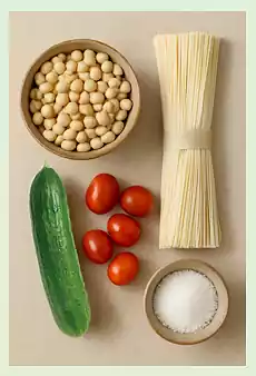 5Korean Temple Food_Seasonal Vegan Recipes_Ingredients for Kong-guksu