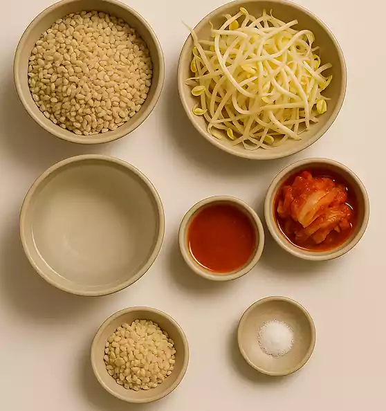 Korean Temple Food in Winter : Seasonal Vegan Recipes for a Healthy Cold Season 3 16Korean Temple Food in Winter_Seasonal Vegan Recipes_Gaengjuk_Ingredients